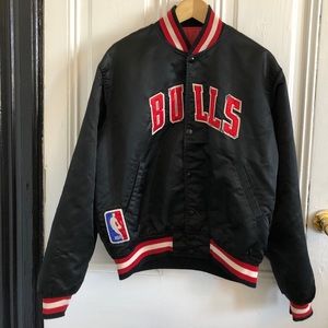 Vintage Jordan Era Bulls Bomber/Letterman Jacket